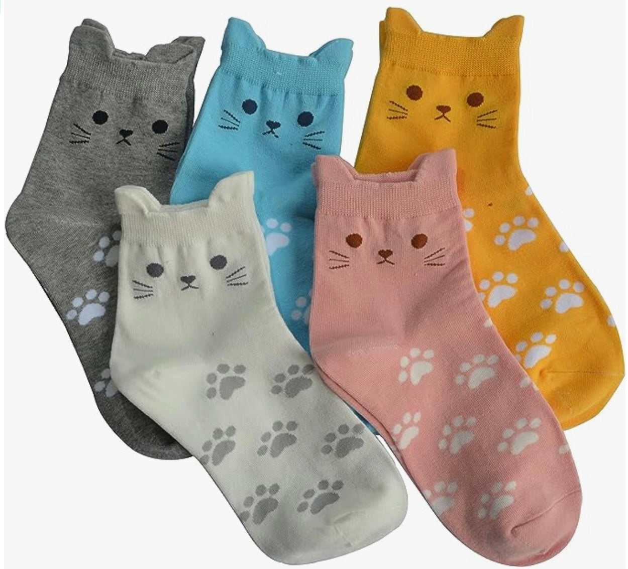 Tiny Cat Socks