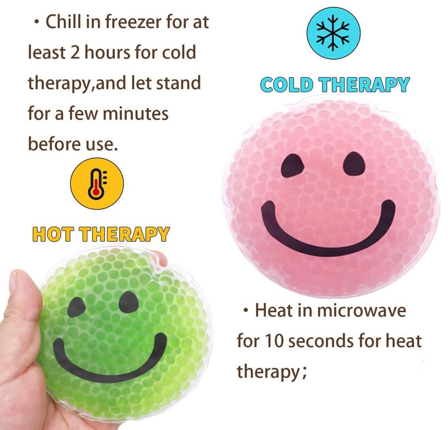 Tiny Smiley Face Ice Pack