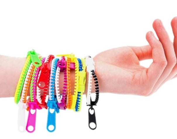 Tiny Zipper Bracelets (Sensory)