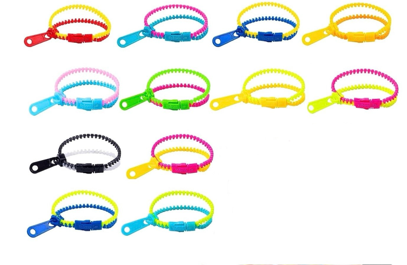Tiny Zipper Bracelets (Sensory)